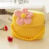 韓国スタイルの小さな女の子の財布とハンドバッグかわいい花の子供コインポーチクラッチバッグカワイイ幼児パーティー財布トート