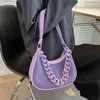 حقائب المساء ، تصميم فرقة التصميم المتجمد الشفافة Hobos الكتف Crossbody Bag Women 2022 حقيبة اليد حقيبة الموضة رسول عالي الجودة