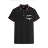 Customizeddesigned shirt summer Polo shortsleeved mens and womens casual work team advertising top 220609