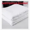 grossist! Ny sublimering tomt filt värmeöverföring utskrift sjal wrap flannel soffa sova kasta filtar 120 * 150cm gratis skepp bes121