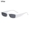 Sunglasses 1 PCS Fashion Retro Small Frame Sun Glasses Rectangle Vintage Square Narrow Trending Eyewear UV400