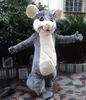 Festival Dress White & Gray kangaroo Mascot Costumes Carnival Hallowen Gifts Unisex Adults Fancy Party Games Outfit Holiday Celebration Cartoon Character Outfits