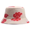 Berets Cloud Bucket Hat Female Summer Beach UV Proof Woman Flat Top Cap Men Men Girls Folbleble Fisherman Swanowing1594633