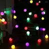 Cordes LED Guirlande Lumineuse De Noël 3/6M Lumières Petite Boule Blanche Guirlandes De Fées Décoratives Pour La Fête De Mariage Décoration De Vacances