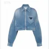 PRA Fashion Women S Jacket Denim Buttons Lettre Spring and Automn Style avec taille Slim Corset Robe Design Brand Jacketstop