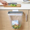 Hooks Rails Garbage Hanging Bag Kitchen Trash Storage Rack Hook Scouring Pad Dry Shelf Holder Organizer Dish Kitche StorageHooks