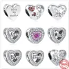 925 STERLING SILPS PRESSE CORME COMP TOOD FRIST MATRE MATERIE FAMILLE PADE PERGES PERGE FIT PANDORA CHARMS BRACK