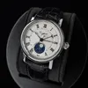 Orologi da polso SUGESS cronografo meccanico Guarda gli uomini Seagull ST2108 Movimento Automatico Mappello Moon Fase Luminio Popinatore Leathe7762204