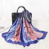 Célèbre créateur Mme Xin Design cadeau foulards en soie écharpe de haute qualité 1800 90 cm livraison gratuite châle écharpes