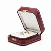 مربعات مشاهدة Vine Design Xury Ring Netlace Bracelet Box Display Engagement Propts Gifts Jewelry Packaging Storage Case292T3821209