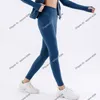 Clothing Leggings Women Tracksuit Yoga Pants Cloud Feeling Align Double-sided Brushed Nude Feeling 25 Inch Sports High Waist Fitness Pant joggers running