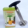 Pelapatate per ananas in acciaio inossidabile Strumento per decorticare la frutta Cookhouse Bar da pranzo Gadget Affettatrice per noci Utensili per il torsolo Frutta Coltello per verdure Piccola vite da cucina XG0002