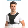 Sacs de plein air gilet de course réfléchissant avec sac respirant poche pour téléphone portable pour le jogging de nuit marche SportsOutdoor