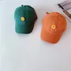 Milancel Spring Kids Hat Button Smiley Children's Baseball Hats Boys and Girls Caps 220514