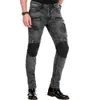 Straight jeans män hög midja jean vår sommar pojkvän streetwear skinny cacual designer långa denim byxor byxor 220328
