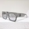 77%할인 TID0E 브랜드 Whiteins 동일한 선글라스 거리 촬영 힙합 디스코 선글라스 OW40014 흑백 선글라스