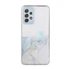 Fashion Marble Soft TPU -fall för Samsung S22 Ultra Plus A33 5G A53 A73 A23 M23 Natural Granite Rock Stone Kvinnlig CLEAR PRINT COLCK SUCK STOLE CASE CALL COVER