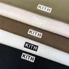 T-shirt Kith 2022SS Summer Kith The Dye T-shirt Men Women High Quality Classic Flocked Box Tee Oversize Tops Short Sleeve