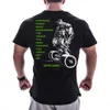 Hommes # 39; s T-shirts Hommes # 39; s T-shirt Bodybuilding Vêtements À Manches Courtes Hommes Mode Européenne Grande Taille Casual Pour Hommes Tops FitnessMen's