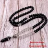 Pendant Necklaces Natural Stone Beaded Necklace For Men Women Long Pendants Handmade JewelryPendant
