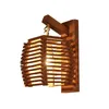 Wood Lamp Chinese Restaurant Sconce Living Room Bedroom Bedside Staircase Corridor Aisle Wall Light Kitchen Bra 220705
