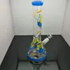 Ponto de aço inoxidável de cachimbo de água novo bongues de vidro exclusivos Bongas de água Platas de óleo de água fumando com droppe