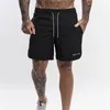 Pantalones cortos deportivos de secado rÃ¡pido para hombre entrenamiento transpirable fitness verano absorbente de sudor casual al aire libre pantalones de cinco puntos 220715