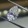Other VVS1 Excellent D Loose Teardrop Moissanites Stone Pear Waterdrop Brilliant Cut TEST POSITIVE WARRANTY Jewelry Engagement Ring Wynn22