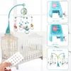 Baby Rattles Crib Mobiles Toy Holder Rotating Mobile Bed Bell Musical Box Projection 012 Months born Infant Baby Boy Toys 220531