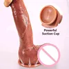 Nxy Sex Products Dildo Pene realistico con aspirazione Donna Double Low Giochi per donne g Spot Stimolazione Masturbazione femminile 1227