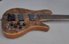 4 Strings Electric Bass Guitar with Rosewood Fingerboard Tree Burl Veneer Can be customized