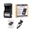 LiitoKala lii-500 Li-ion Battery Chargers For 3.7V/1.2V AA/AAA 18650/26650/16340/14500/10440/18500 Batteries with LCD Display 4 Slot +12V2A Adapter + Car Charger