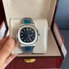 Designer Mechanical Watch Mens Watch Mouvement automatique Mouvement de 40 mm Blue Dial Classic 5711 / 1A Montres Back-Wrist Wrist Wristcs Transparent Box 3BR7 Choser