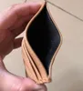 2021 nya modekorthållare kaviar kvinna mini plånbok plånbok färg äkta läder Pebble textur lyx Svart plånbok med låda