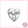 Pamela 925 Angel Sterling Angel God of Love Charms Wing Perles bricolage pour les bracelets Pandora Fit