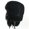 Berets Alta Qualidade Ushanka 2022 Thermo Winter Faux Fur Chapéu Mulheres Bomber Chapéus Quente Rosa Ski Earflaps Máscara Soviética Russa Neve Cap9337766