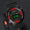 Zegarek luksusowe męskie obserwowanie LED Data Sport Men Outdoor Electronic Watches Prezent Klasyczne wysokiej klasy D45WristWatches