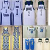 Nikivip Losangeles vytautvs 1 Lonzo Ball Jerseys #2 UCLA Bruins College 농구 유니폼 스티치 라이트 블루 흰색 치노 힐스 허스키 셔츠