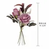Fleurs décoratives couronnes artificielles 41,5 cm Bouquet de rose Bouquet de mariage mariée tenant el home vase décoration naturel conservé