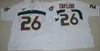 Herr Miami Hurricanes 26 Sean Taylor College Football Jersey 52 Ray Lewis 20 Ed Reed Green White Orange Vintage Jerseys Mens Mens