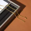 Ins Style Diamond Necklace Gold Crystal Clavicle Chain Niche Design High-Quality Texture Fashion All-Match Jewelry Gift