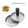 キッチンツールマニュアルノンスティックコーティングバーガーパイプレスバーガー肉モデルプラスチックハンドルクッキングアクセサリーLT0189