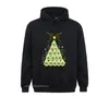 Hommes sweats à capuche sweats noël drôle avocat arbre de noël vêtements automne marque famille à manches longues hommes GeekMen's