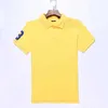 Mensr Polos T Shirts 클래식 면화 큰 말 폴로 셔츠 동물 사업 캐주얼 여름 통기성 짧은 소매