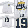 Xflsp 19 ED Bon Burger Kel Maillot De Baseball Film Maillots Hommes Tous Maillots De Baseball Cousus Vintage Couleur Blanche Rare