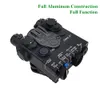 Full Function DBAL-A2 IR Illuminator AN/PEQ-15A Weapon Light with Visible Red Laser and IR Laser For Hunting Rifle Remote Switch Aluminum Construction