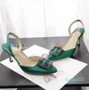 Novità Sandali eleganti firmati Designer Summer Women Scarpe con tacco alto Lady lavoro professionale festa occasione formale Intellettuale