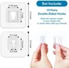 Hooks Rails Double-Sided Adhesive Wall Strong Transparenta Hangers Suction Cup Load Holder Kök Badrum förvaring Hookshooks