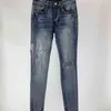 Jean Amirs Amires Designer Jeans High Street Zwart gat Casual Slim Fit Kleur Fluid De BLJR