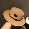 Bai Cheng New Straw Straw Hat للرجال والنساء مع نفس سفر حزام أشعة الشمس بوكيل Sun Hat Sunshade Hat يمكن اختيار 14 طرازات